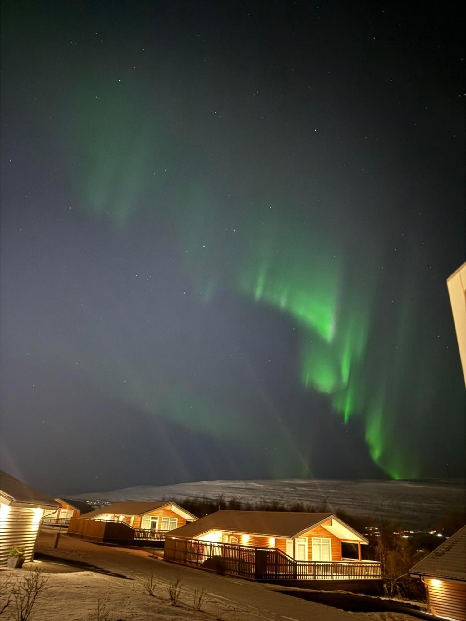 Hotel Kjarnalundur- Aurora Dream - Lodges And Rooms Akureyri Exteriér fotografie