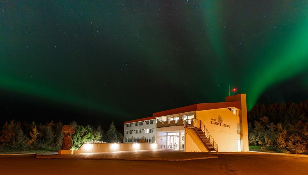 Hotel Kjarnalundur- Aurora Dream - Lodges And Rooms Akureyri Exteriér fotografie